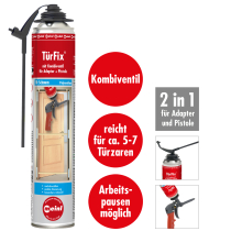 TürFix m. Kombiventil f. Adapter+Pistole 750 ml