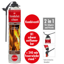 B1 Brandschutzschaum mit Kombiventil 750 ml