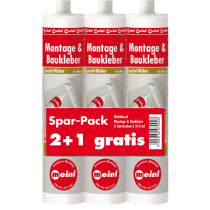 Montage & Baukleber Spar-Pack 2+1